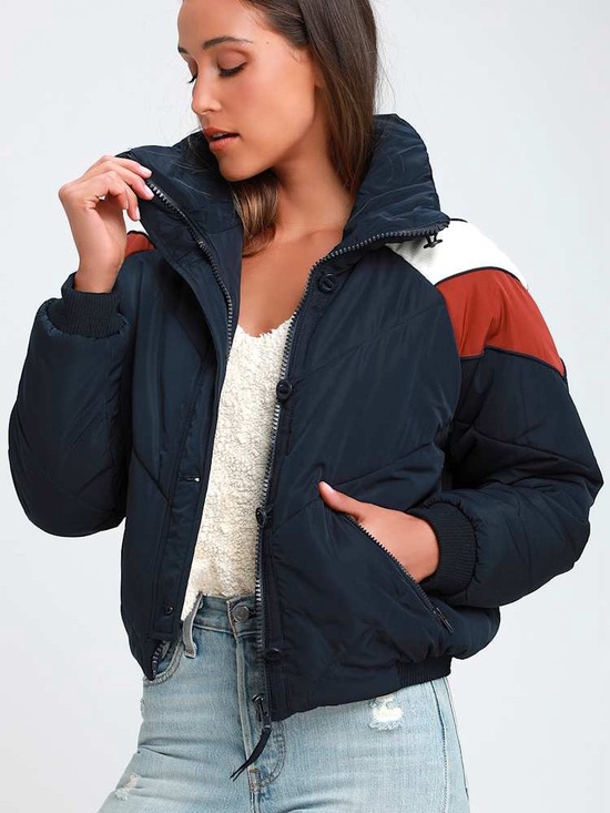Free People Jackets & Blazers - Free People Heidi Ski Cropped Puffer Jacket Size Small